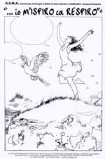 Colora la donna ed il pappagallo. By Manara
